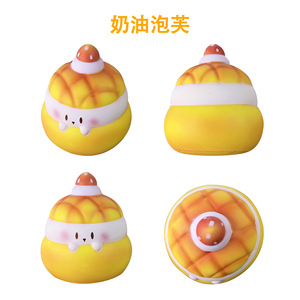 Juguete Antiestrés Kawaii de PU, Juguete de Espuma de PU con Forma de Pan de Hot Dog, Juguete de Alimentos de Espuma de PU con Logotipo Personalizado para Niños - Product Image 4