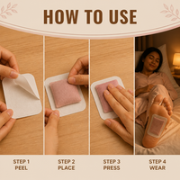 Patch Détox Adhésif 2-en-1 pour les Pieds – Soin Nocturne Respirant et Confortable – Base Séparée avec 6 Aromes – Faible MOQ