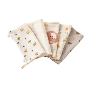 Hot Sale 100% Katoenen Zacht Absorberend Gaas Baby Speeksel Handdoek Burp Doeken Comfort Baby Face Handdoek