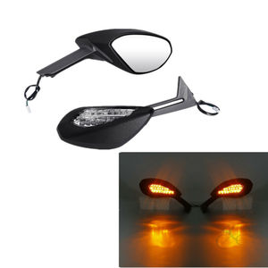 XINMATUO XF110882 Lato Destro e Sinistro Nero Specchi Set W/Indicatori di direzione Per <span class=keywords><strong>Ducati</strong></span> <span class=keywords><strong>959</strong></span> S 2016 Panigale - Product Image 1