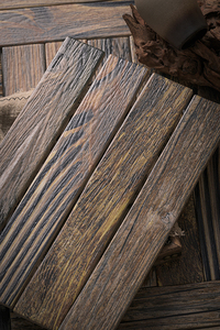 Piastrelle in Gres Porcellanato Effetto Legno Stile <span class=keywords><strong>Rustico</strong></span> Antibatteriche Antiscivolo Finitura Opaca Colore Legno per Interni Villa - Product Image 5