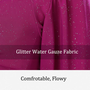 Conjunto de Dos Piezas Brillante para Danza del Vientre 2026, <span class=keywords><strong>Manga</strong></span> <span class=keywords><strong>Larga</strong></span>, Abertura Lateral Doble, Traje Oriental para Actuación de Danza del Vientre - Product Image 4