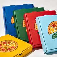 Boîtes à pizza personnalisées imprimées, emballage en carton alimentaire avec logo pour les pizzerias à emporter et les pizzas à une seule part