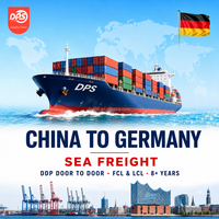 Compagnie de transport maritime Ocean Freight Shipping Company Amz FBA DPS Logistics Chine vers Allemagne, États-Unis, Royaume-Uni, France, DDP Sea Forwarder Custom Solution