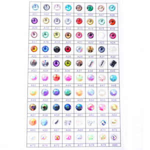 Enfeites De Strass Gelatina Branca Resina Para Artesanato, Copos, Pedras Corativas Com Parte Traseira Lisa, Pedra Precio - Product Image 6