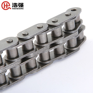 Cadena de Rodillos de Doble Hilera Haoqiang, 10 mm de Diámetro, 20 mm de Ancho, Cadena de Transmisión Industrial Estándar - Product Image 1