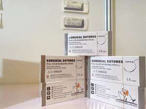 Hilos Catgut <span class=keywords><strong>precio</strong></span> barato hilos de coser suturas redondas <span class=keywords><strong>PDS</strong></span> suturas PGA <span class=keywords><strong>Sutura</strong></span> Nylon Suturas - Product Image 6
