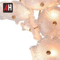 Luminaires de plafond en cuivre, modernes et luxueux, fabriqués à la main, finition or intemporelle pour salons, salles à manger, hôtels, villas