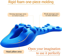 Oreiller chiropratique de massage par étirement du dos complet par Acupillow Civière de traction cervicale et lombaire