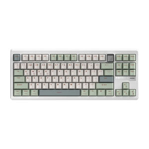 AJAZZ QS87 numerical aluminum mechanical <b>keyboard</b> thin film transistor display USB interface wireless three-mode <b>keyboard</b> - Product Image 1