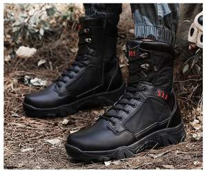 Vente directe d'usine de nouvelles bottes en caoutchouc pour hommes, chaussures imperméables, bottes de désert, bottes de chasse résistantes à l'usure pour hommes - Product Image 6