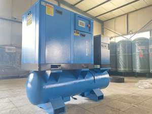 Compresseur <span class=keywords><strong>d</strong></span>'<span class=keywords><strong>air</strong></span> à vis rotatif à connexion directe, alimentation CA, 22KW, 37KW, 7.5KW, 55KW, ensembles complets avec réservoir et sécheur <span class=keywords><strong>d</strong></span>'<span class=keywords><strong>air</strong></span>, vente directe usine - Product Image 5