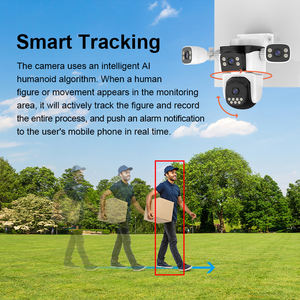 Oem <span class=keywords><strong>4</strong></span> Lens Wifi Cctv Ip Bewakingscamera Home Security 12mp Outdoor Draadloze Ptz Smart Cctv Camera Aangesloten Op Mobiele Telefoon - Product Image 6