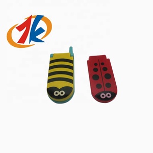 TK Toys Kids Flip Toy Phone avec coccinelle mignonne Design Boutons numériques éducatifs Faire semblant <span class=keywords><strong>de</strong></span> jouer au <span class=keywords><strong>téléphone</strong></span> portable sans fonction Logo personnalisé - Product Image 2