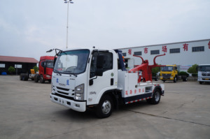 ISUZU KV100 5 Ton dizel manuel yol kurtarma tamir kamyonu yeni kullanılan durum çekici kamyon kurtarma araç traktör çekici kamyon - Product Image 5