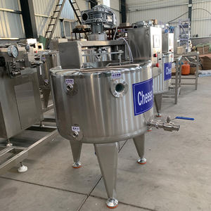 Machine de stérilisation du lait pasteurisé de petite taille de 100 L, réservoir de fabrication de fromage avec contrôle de <span class=keywords><strong>la</strong></span> température, couteau à découper le fromage - Product Image 5