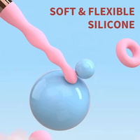 Analkugeln Vibrator Butt Plug Prostata-Massagegerät Dildo Vibrator Klitoris-Stimulator Anale Sexspielzeuge für Frauen Männer Masturbation