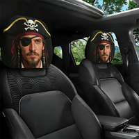 Housse de repose-tête de voiture personnalisable avec plusieurs motifs, étiquette OEM, livraison directe, best-seller