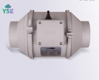 Ventilateur de gaine à flux mixte haute vitesse, ventilateur extracteur d'air en ligne à grand débit pour la ventilation des restaurants, bars, cafés et zones fumeurs
