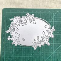 Matrice de découpe en métal pour cadre de fond, idéale pour albums photo DIY, boîtes cadeaux, cartes en papier, cartes de vœux et scrapbooking