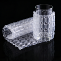 Film de protection souple gonflable en PEHD pour bouteilles de vin avec colonnes d'air – Emballage écologique léger et protecteur