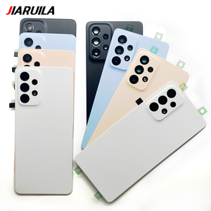 Cache arrière en verre pour téléphone portable <span class=keywords><strong>Samsung</strong></span> A16 A33 <span class=keywords><strong>A53</strong></span> A73 5G avec porte-batterie et lentille de caméra de remplacement - Product Image 2
