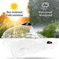 Bâche en plastique PVC transparente, bâche en plastique transparente pour serre, jardin, agriculture