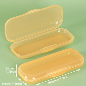 Boîte de transport pour ustensiles de pique-nique SUNSHING, porte-couverts en silicone pour bébé, conteneur à couverts en plastique épais, étui de voyage pour cuillère et fourchette - Product Image 6