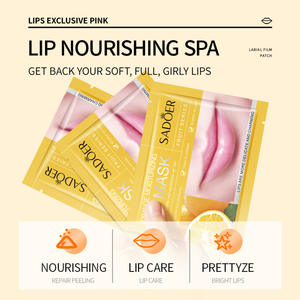 SADOER 2025 New Fruit Extract Moist urizing Sheet Lippen pflege maske OEM ODM Nou rishing Dry Lip Schlaf maske - Product Image 2