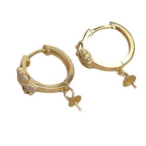 S925 <b>Silver</b> Female <b>Earrings</b> with <b>Pearl</b> DIY Accessories Versatile Semi-Finished Personalized <b>Earrings</b> Tray - Product Image 5