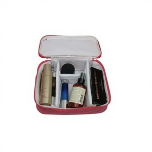 Trousse de Maquillage de Taille Moyenne, Sac Textile Multifonctionnel avec Fermeture Éclair et Poignée Souple pour le Rangement du Maquillage - Product Image 2