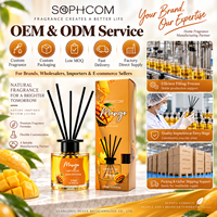 Diffuseur de parfum d'ambiance pour chambre à coucher, bouteille en verre, bâtonnets en fibre, décor aromatique, fournisseur en gros, emballage cadeau, export