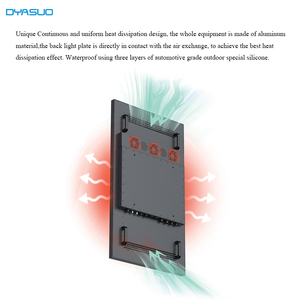 Độ sáng cao IP66 không thấm nước 75 "98" treo tường <span class=keywords><strong>LCD</strong></span> quảng cáo Bảng hiển thị cho cửa hàng bán lẻ ngoài trời kỹ thuật số biển - Product Image 3