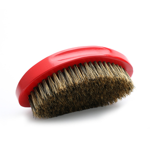 OEM 100% manche en bois de hêtre poils de sanglier et poils de nylon brosses à barbe <span class=keywords><strong>brosse</strong></span> à <span class=keywords><strong>moustache</strong></span> en peinture de couleur - Product Image 4