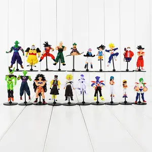 8-12cm 10pcs/Set BDZ Son Goku Super Saiyan Frieza Pvc Action Figure Toys Model Doll