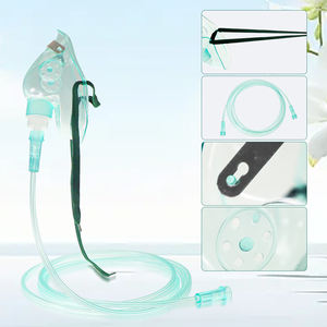 Masque de nébulisation jetable en PVC certifié ISO pour nourrissons/adultes avec tube de type EOS pour la désinfection <span class=keywords><strong>respiratoire</strong></span>, emballé dans un sac - Product Image 3