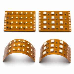 Tira de Luz LED Flexible FPC, Placa de Circuito Flexible, LED SMD 2835 5050, Ancho y Longitud Personalizables, OEM - Product Image 2