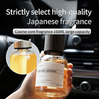 Carmate Parfum de voiture liquide de luxe en verre authentique de haute qualité, longue durée, parfum naturel, écologique, pour porte-gobelet
