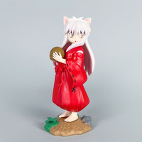Patung Manga Inuyasha 16CM, Figur Aksi PVC, Model Mainan Figuras, Figur Anime Inuyasha Masa Kecil