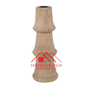 Porte-bougie en bois de mangue pour décoration de mariage et de jardin, vente en gros, prix le plus bas - Product Image 5