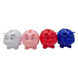 Tùy chỉnh bán buôn PS nhựa kích thước nhỏ <span class=keywords><strong>Pig</strong></span> Shaped Money Box Piggy ngân hàng cho trẻ em - Product Image 2