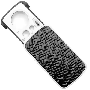 Vente en gros de bijoux à fort grossissement Loupe UV LED à tirer 30/60/90X Loupe pour évaluation en métal - Product Image 1