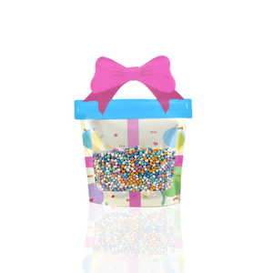 Bolsa de pie con estampado personalizado Cremallera inferior plana Fruta Aperitivos Embalaje de alimentos Duradero y elegante - Product Image 1