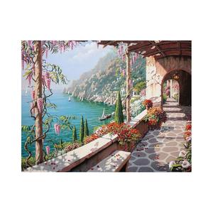 Набор для рисования по номерам напрямую с фабрики, холст 40*50 см, разнообразные темы: архитектура, цветы, ручная роспись для декора гостиной - Product Image 3