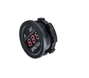 Voltmètre numérique pour voiture et moto 12-24V, ignifuge, PC, utilisation mondiale - Product Image 1