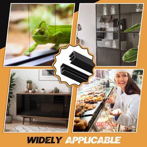 Rail de porte coulissante <span class=keywords><strong>en</strong></span> <span class=keywords><strong>PVC</strong></span>, double rainure <span class=keywords><strong>en</strong></span> <span class=keywords><strong>U</strong></span>, profil ABS, glissière <span class=keywords><strong>en</strong></span> verre, poussoir-tiroir - Product Image 6