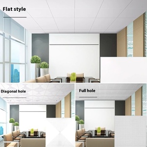 600x600 micro-lỗ nhôm gạch trần hình dạng lưới tự lắp đặt cho văn phòng nhà bếp phòng tắm tích hợp treo - Product Image 4