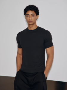 T-shirt da <span class=keywords><strong>uomo</strong></span> all'ingrosso in 100% cotone tinta unita, vestibilità <span class=keywords><strong>slim</strong></span>, girocollo, manica corta, colori bianco, nero, grigio, <span class=keywords><strong>abbigliamento</strong></span> casual estivo - Product Image 2