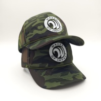 Gorra de 5 Paneles de Espuma y Malla con Diseño Espiga, Estilo Americano Clásico, con Logotipo Personalizado por Sublimación, de Alta Calidad, para Venta al Por Mayor, Moda Y2K