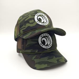 Casquette en mousse à 5 panneaux de style américain old school, avec logo imprimé par sublimation personnalisé, de haute qualité, vente en gros - Product Image 2